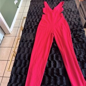 Elegant Pink Jumpsuit